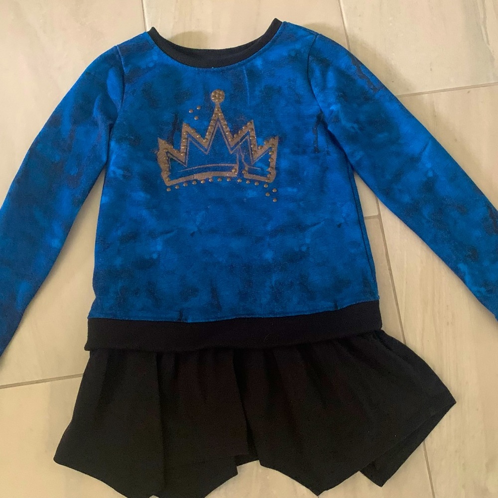 Disney Descendants Long Sleeve Tunic Top - Size 9/10